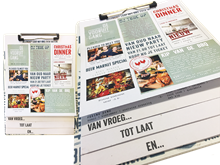 DTP menukaart De Vooruitgang Eindhoven