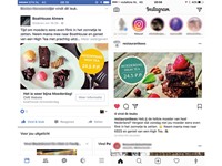 Online advertenties op Facebook (Restaurant BoatHouse) en Instagram (Restaurant Kees)