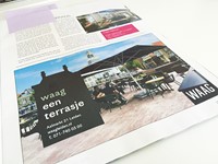 Waag Leiden Advertentie in magazine
